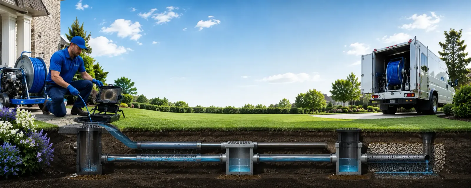 Outdoor drain cleaning information for Frederika, IA